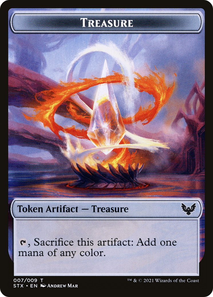 Treasure Token (STX-007) - Strixhaven: School of Mages Tokens