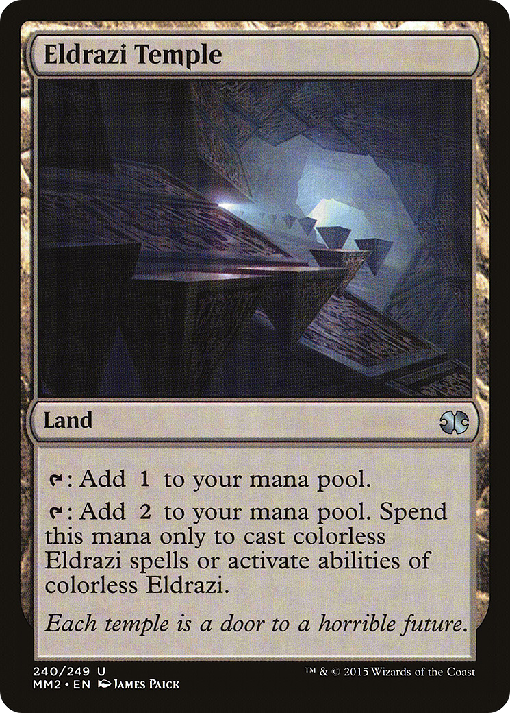 Eldrazi Temple (MM2-240) - Modern Masters 2015 Foil