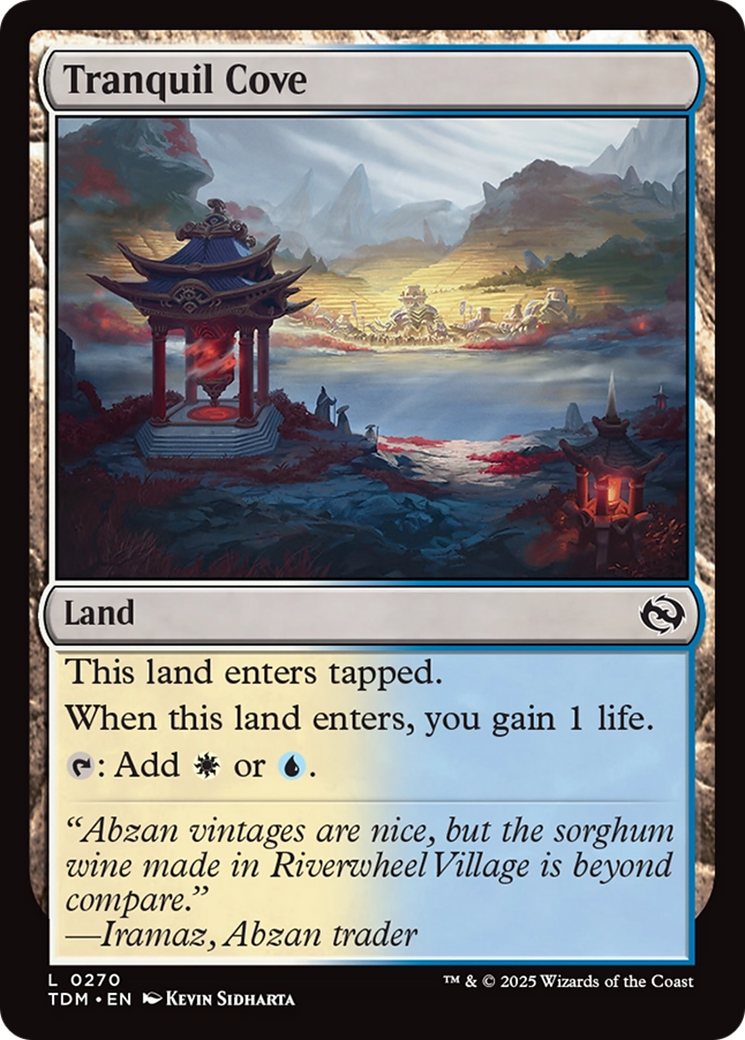 Tranquil Cove (TDM-270) - Tarkir: Dragonstorm Foil