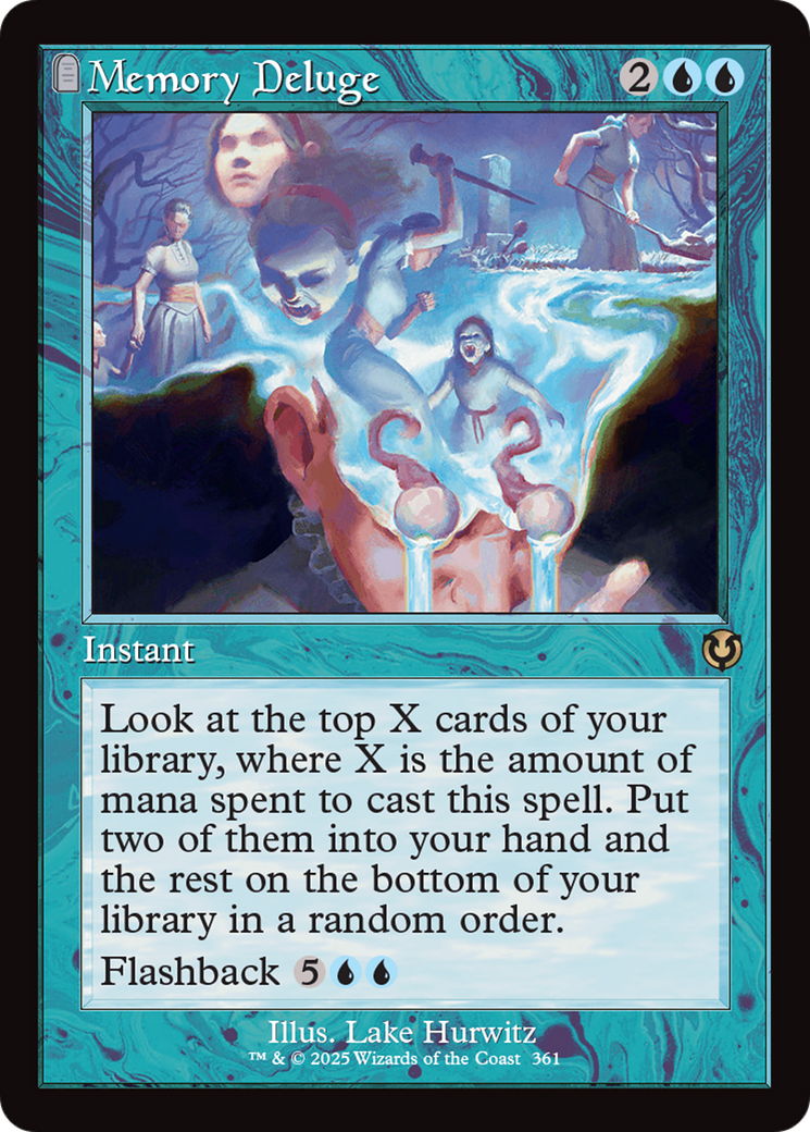 Memory Deluge (INR-361) - Innistrad Remastered: (tombstone)