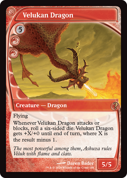 Velukan Dragon (MB2-145) - Mystery Booster 2 Foil