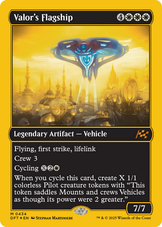 Valor's Flagship (DFT-434) - Aetherdrift Foil
