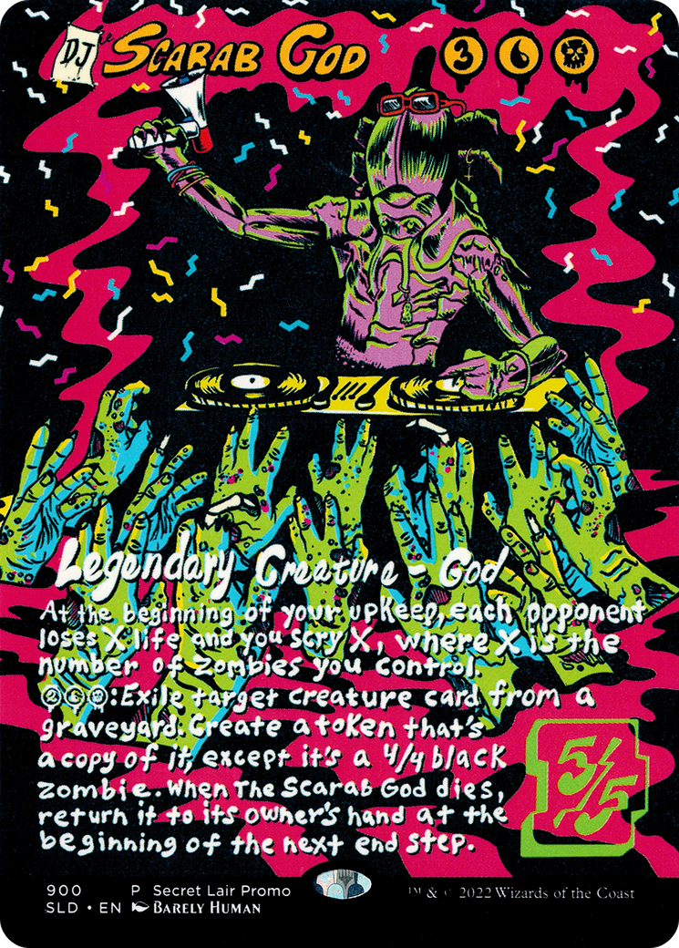 The Scarab God (SLD-900) - Secret Lair Drop (Borderless) Foil