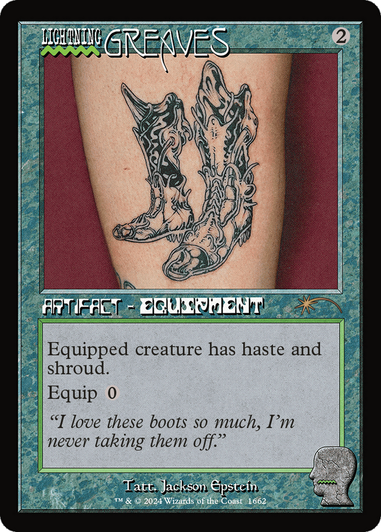 Lightning Greaves (SLD-1662) - Secret Lair Drop Foil