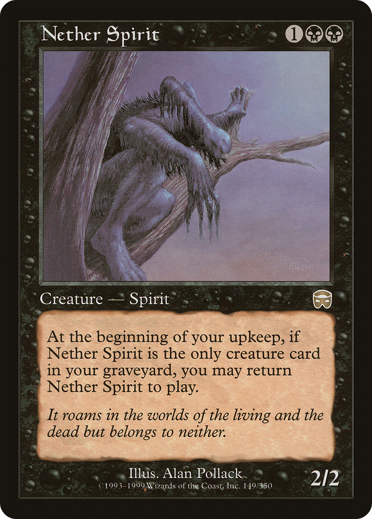 Nether Spirit (MMQ-149) - Mercadian Masques Foil