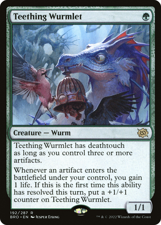 Teething Wurmlet (BRO-192) - The Brothers' War Foil