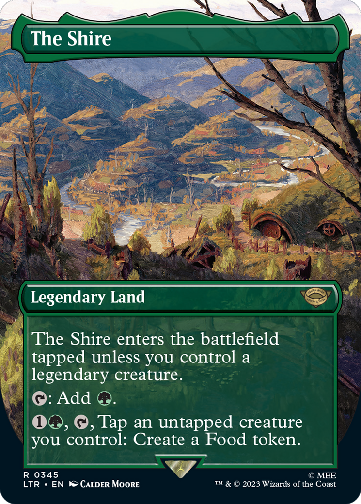 The Shire (Borderless) (LTR-345) - The Lord of the Rings: Tales of Middle-earth (Borderless) Foil
