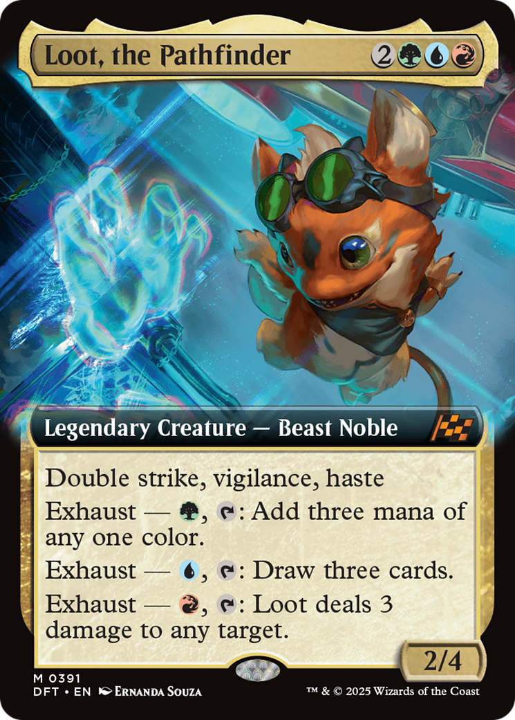 Loot, the Pathfinder (DFT-391) - Aetherdrift: (Extended Art)