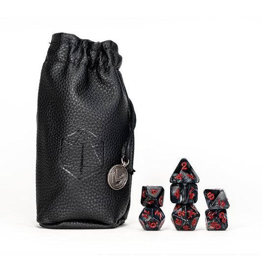 Darrington Press - Vox Machina  Dice Set: Vax'ildan Black Bag