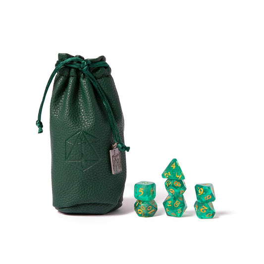 Darrington Press - Mighty Nein  Dice Set: The Traveler Green Bag