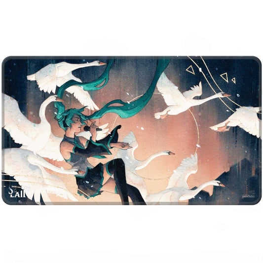 ULTRA PRO Magic: The Gathering x  Hatsune Miku - Stitched Edge Playmat - Winter - Swan Song