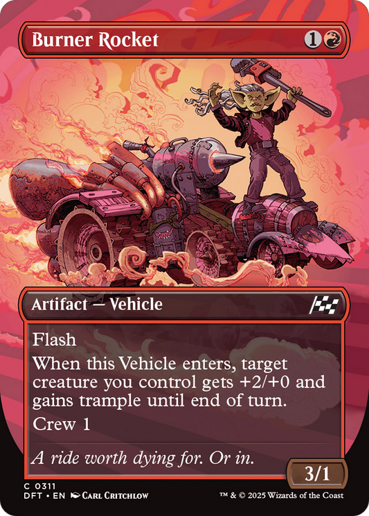 Burner Rocket (DFT-311) - Aetherdrift (Borderless) Foil