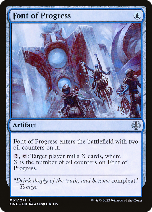 Font of Progress (ONE-051) - Phyrexia: All Will Be One Foil