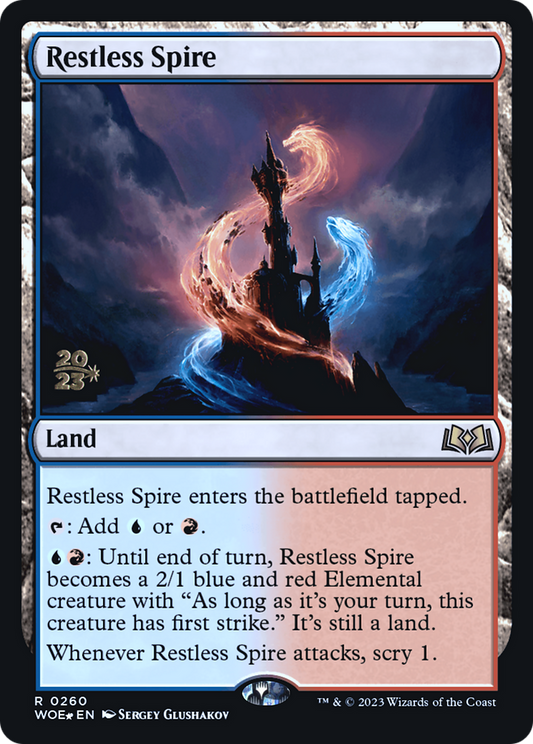 Restless Spire (PRE-260S) - Wilds of Eldraine Promos Foil
