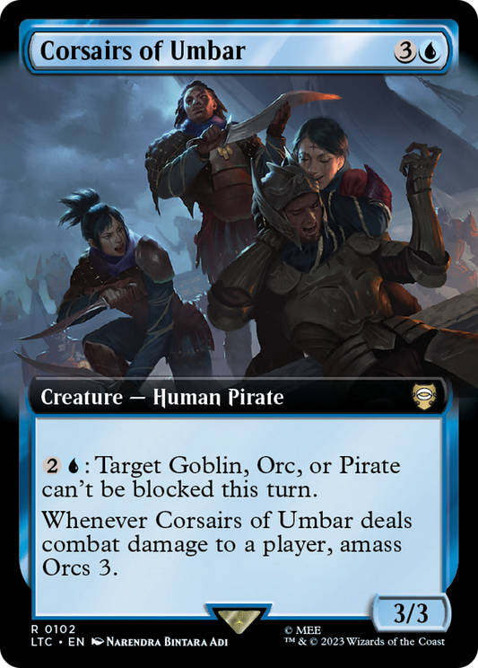 Corsairs of Umbar (Extended Art) (LTC-102) - Tales of Middle-earth Commander: (Extended Art)