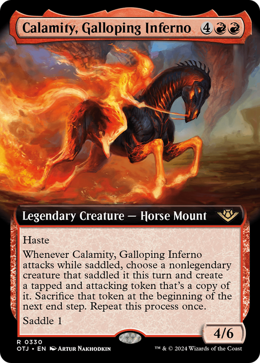 Calamity, Galloping Inferno (Extended Art) (OTJ-330) - Outlaws of Thunder Junction: (Extended Art)