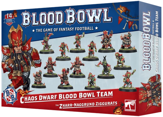 Blood Bowl:  Chaos Dwarf Team - The Zharr-Naggrund Ziggurats 201-11
