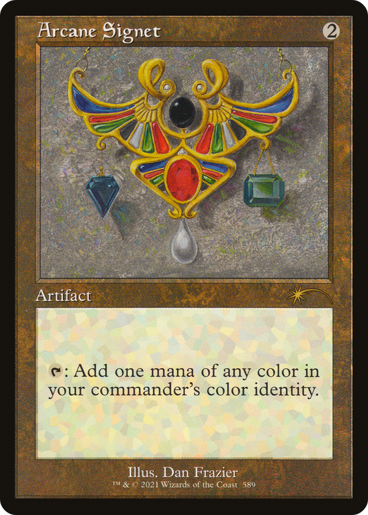 Arcane Signet (589) (SLD-589) - Secret Lair Drop Etched Foil