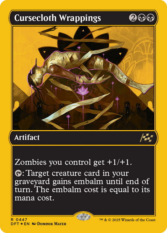 Cursecloth Wrappings (DFT-447) - Aetherdrift Foil