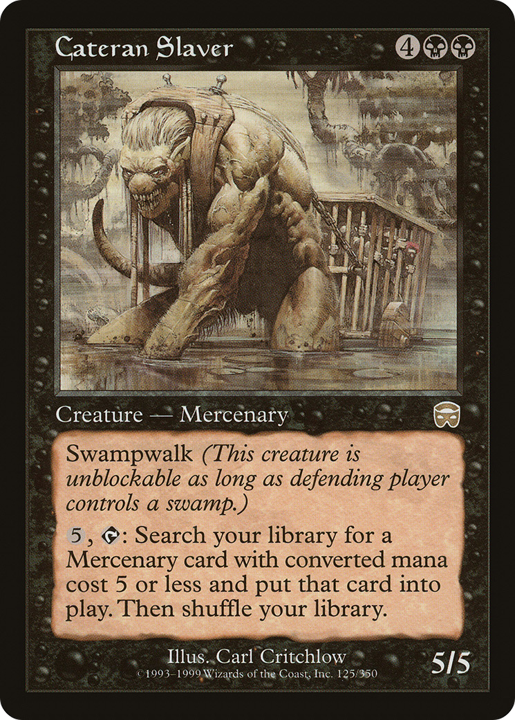Cateran Slaver (MMQ-125) - Mercadian Masques Foil