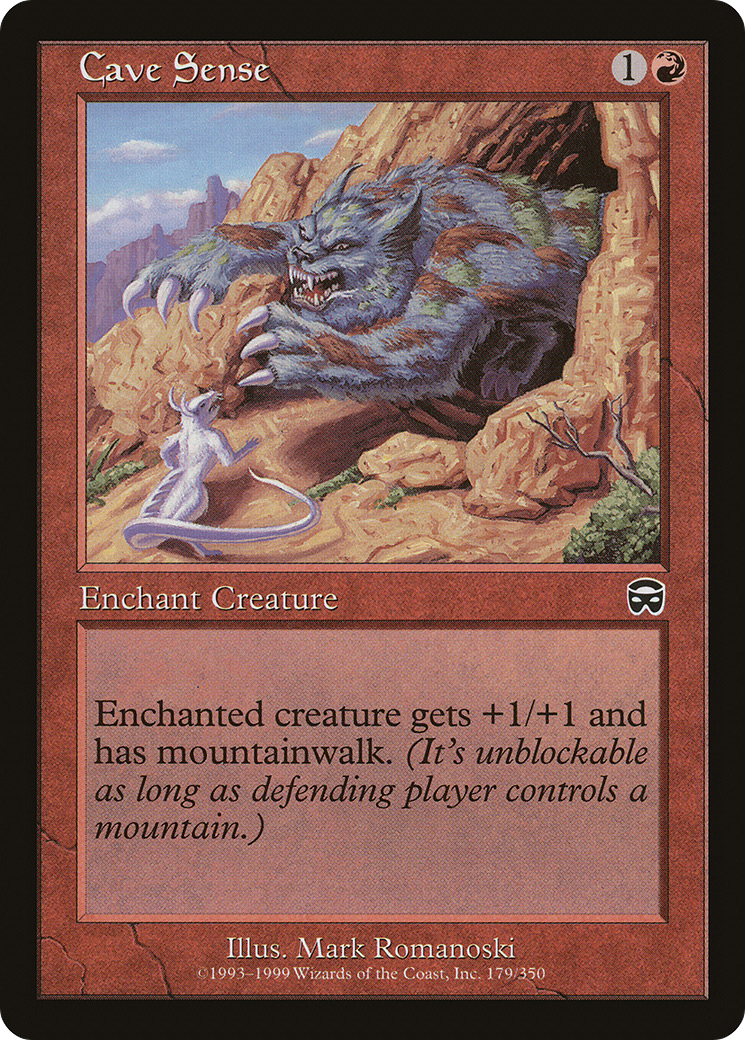 Cave Sense (MMQ-179) - Mercadian Masques Foil