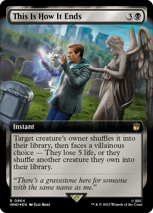 This Is How It Ends (Extended Art) (Surge Foil) (WHO-964) - Doctor Who: (Extended Art) Foil