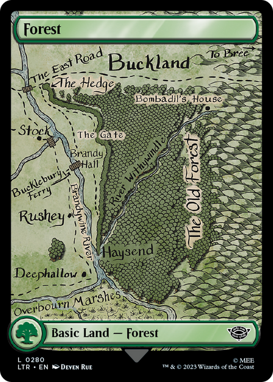 Forest (0280) (LTR-280) - The Lord of the Rings: Tales of Middle-earth Foil