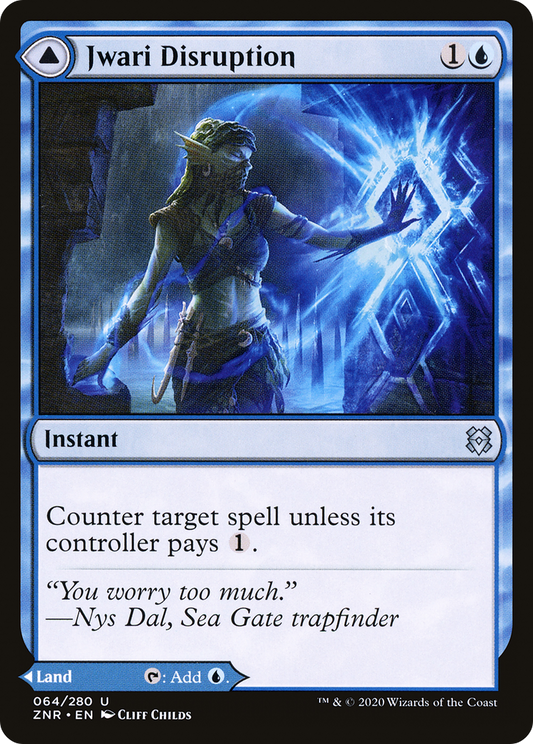 Jwari Disruption (ZNR-064) - Zendikar Rising Foil
