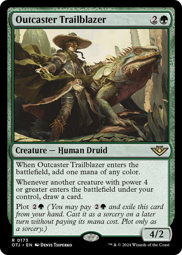 Outcaster Trailblazer (OTJ-173) - Outlaws of Thunder Junction Foil