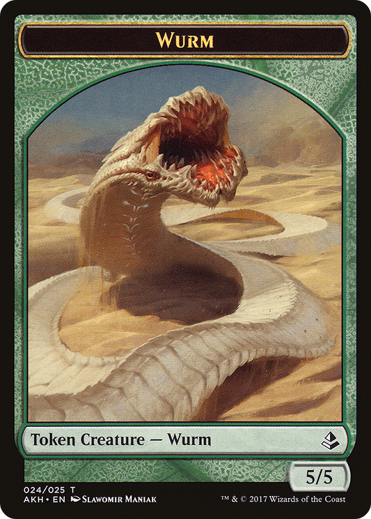 Wurm Token (AKH-024) - Amonkhet Tokens Foil