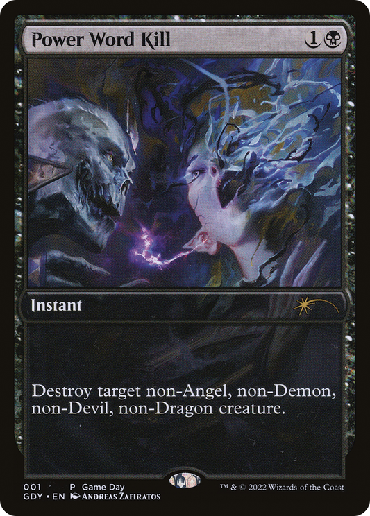 Power Word Kill (GAME-001) - Game Day Promos