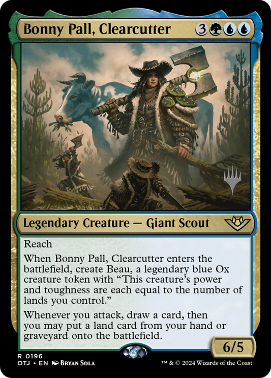 Bonny Pall, Clearcutter (PPOTJ-196P) - Outlaws of Thunder Junction Promos