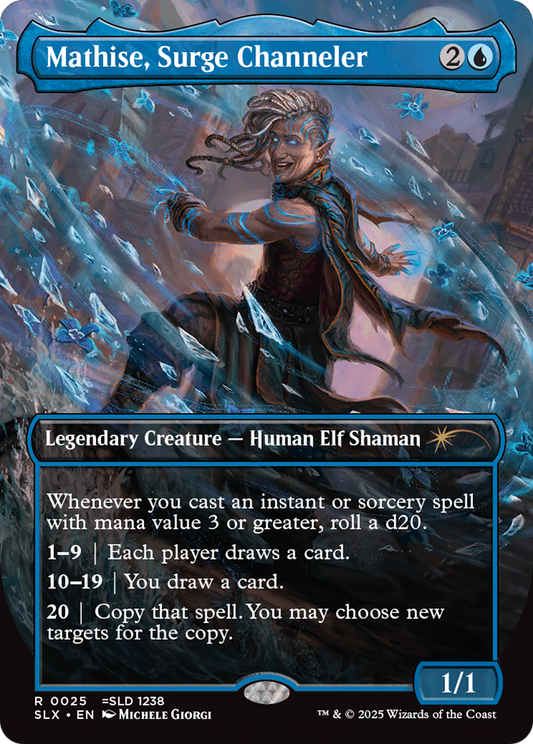 Mathise, Surge Channeler (SLX-025) - Universes Within (Borderless)