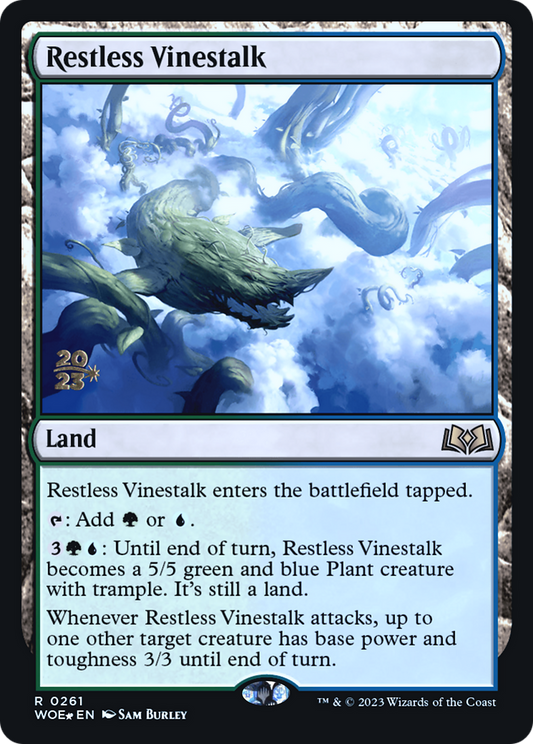 Restless Vinestalk (PRE-261S) - Wilds of Eldraine Promos Foil