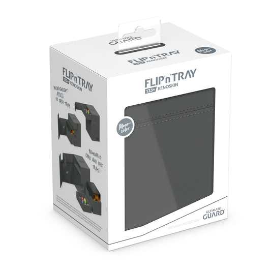 Ultimate Guard: Deck Box – XenoSkin Flip´n´Tray 133+ Grey