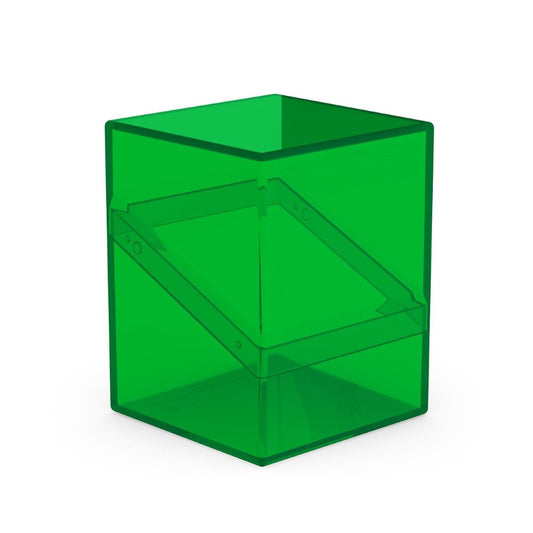Ultimate Guard Boulder Clear Deck Case 100+ Standard Size Emerald Deck Box