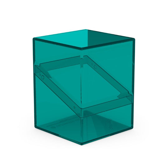 Ultimate Guard Boulder Clear Deck Case 100+ Standard Size Malachite Deck Box