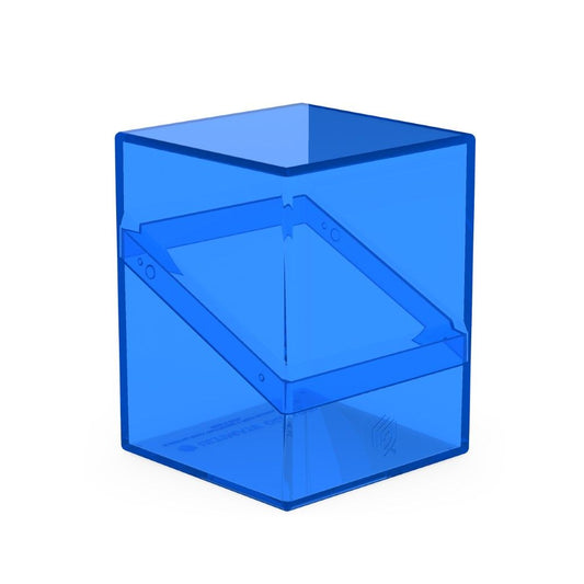 Ultimate Guard Boulder Clear Deck Case 100+ Standard Size Sapphire Deck Box