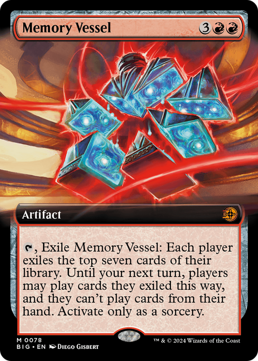 Memory Vessel (Extended Art) (BIG-078) - The Big Score: (Extended Art) Foil
