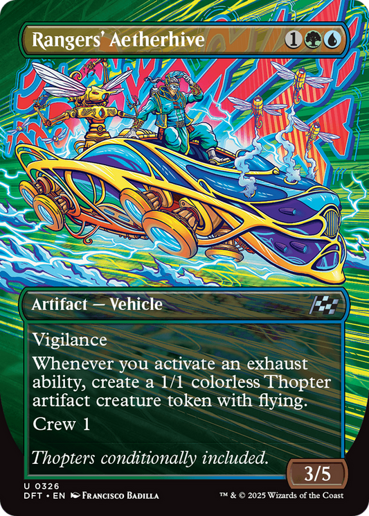 Rangers' Aetherhive (DFT-326) - Aetherdrift (Borderless) Foil