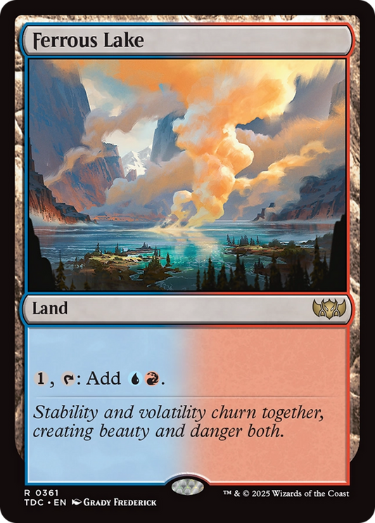 Ferrous Lake (TDC-361) - Commander: Tarkir: Dragonstorm