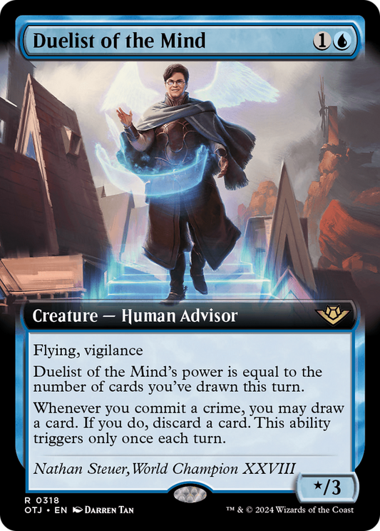Duelist of the Mind (Extended Art) (OTJ-318) - Outlaws of Thunder Junction: (Extended Art)