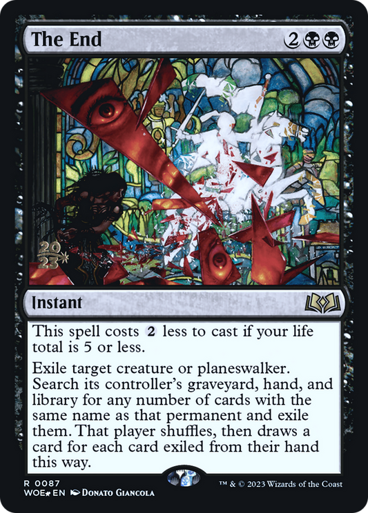 The End (PRE-87S) - Wilds of Eldraine Promos Foil