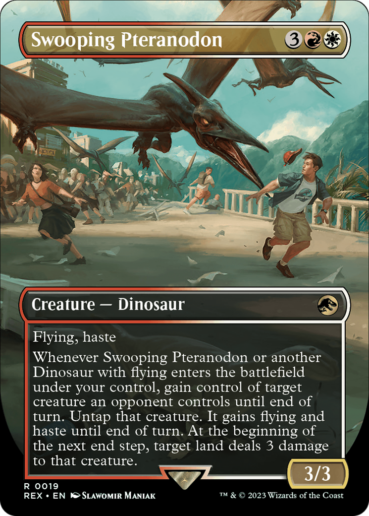 Swooping Pteranodon (Borderless) (REX-019) - Jurassic World Collection (Borderless)