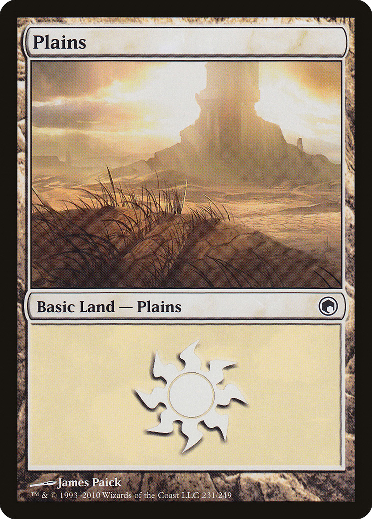 Plains (231) (SOM-231) - Scars of Mirrodin