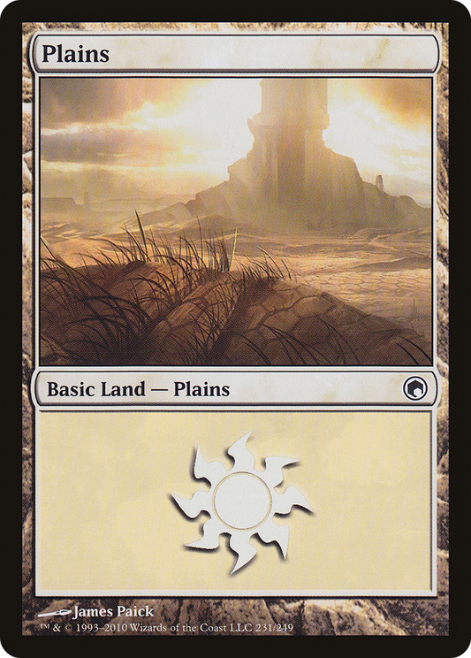 Plains (231) (SOM-231) - Scars of Mirrodin
