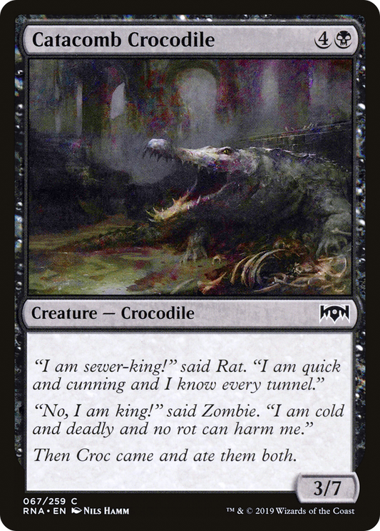 Catacomb Crocodile (RNA-067) - Ravnica Allegiance