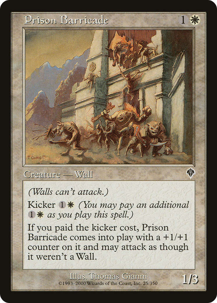 Prison Barricade (INV-025) - Invasion