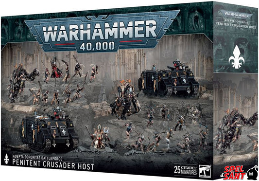Warhammer 40K Adepta Sororitas Battleforce Penitent Crusader Host 52-63