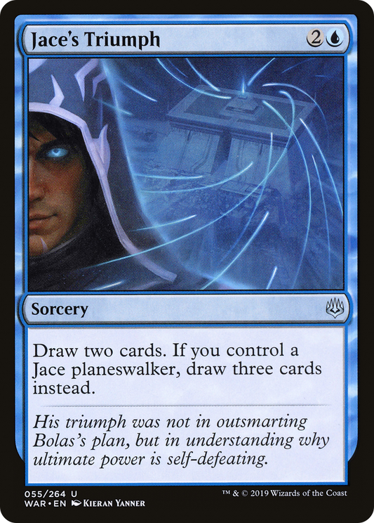 Jace's Triumph (WAR-055) - War of the Spark Foil